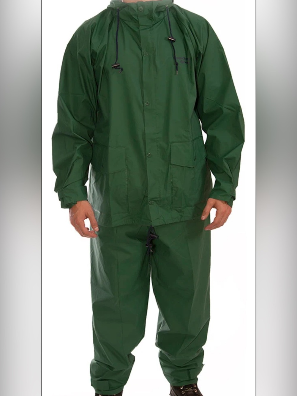 TINGLEY Men's 100% Waterproof Rain Jacket in Forest Green